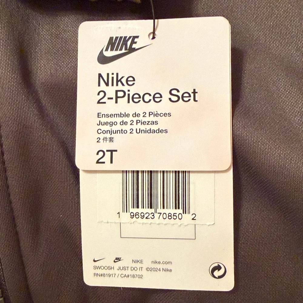 Nike Boys 2T Camo Dri-FIT Tracksuit Full Zip Jacket & Joggers 2-Piece Set NWT
